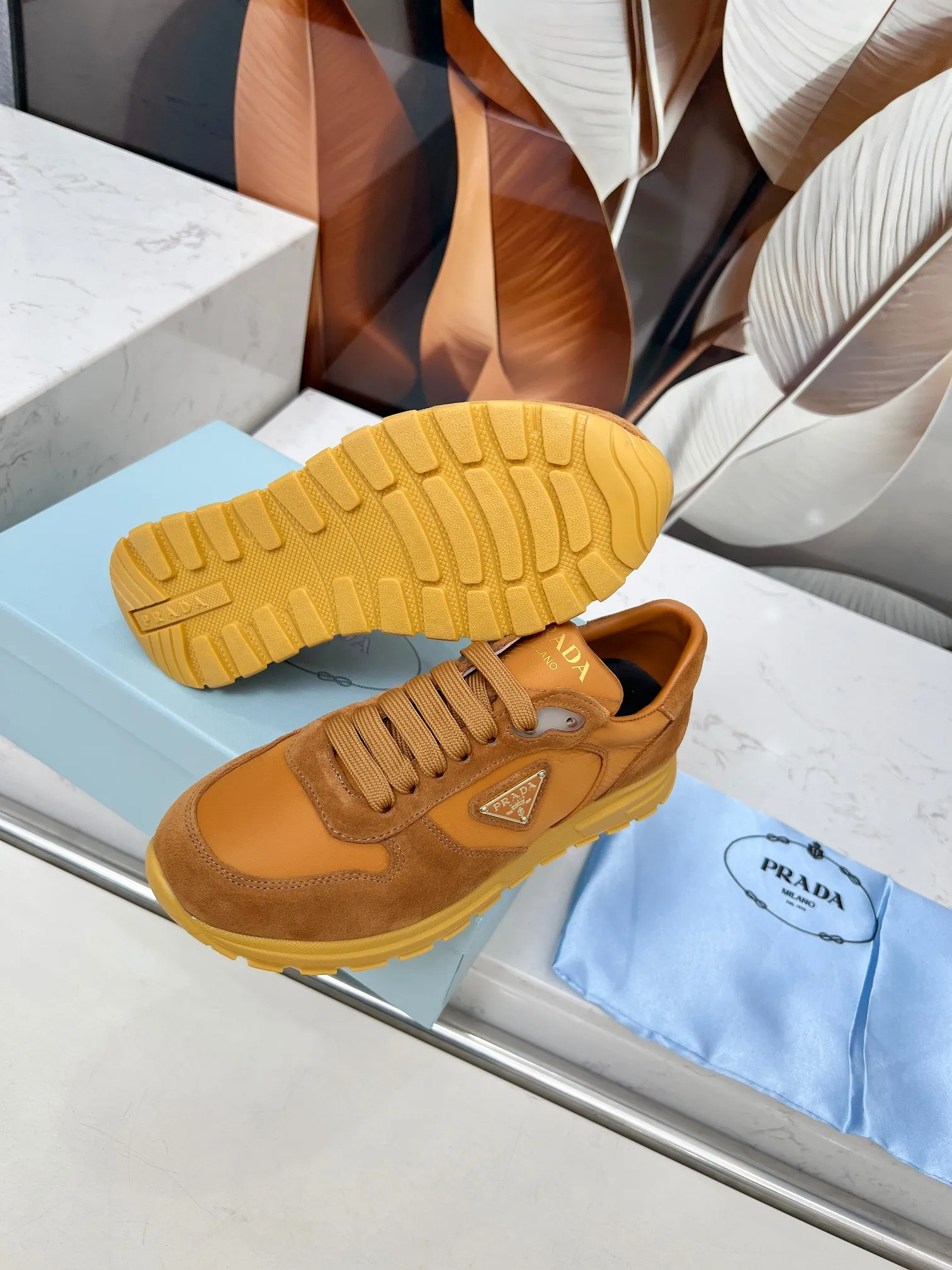 👟👟Ex-factory price 540👟👟 Prada "PRADA.." 2025 explosive model has been shipped. , original 1:1 development, four colors available 35--41 "Code 34 and 41 can be customized and cannot be returned or exchanged"